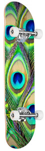 Mini Logo Peacock Feather Complete Skateboard