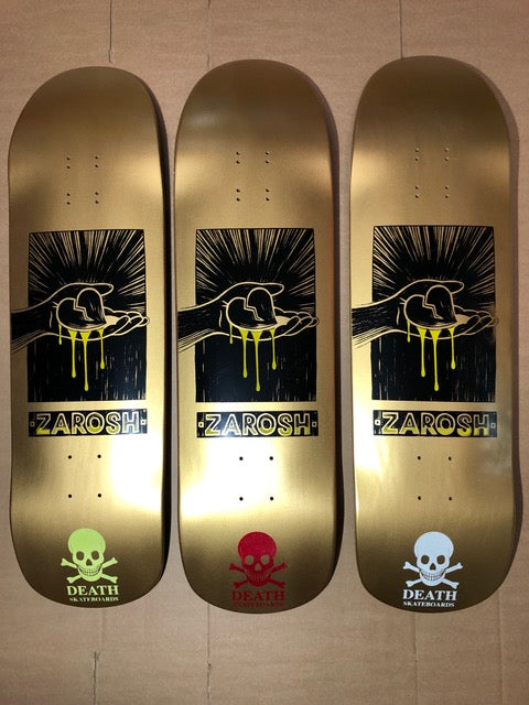 Death Skateboards - Zarosh Hand Screened Pool Deck 9”