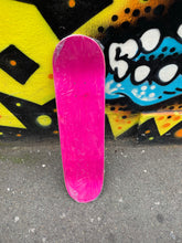 Load image into Gallery viewer, White Lotus Red Bamboo Skateboard
