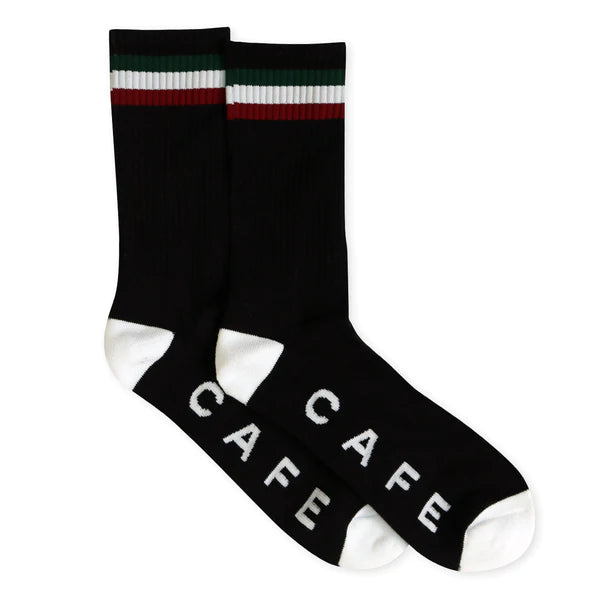 Skateboard Cafe Stripe Socks black/white