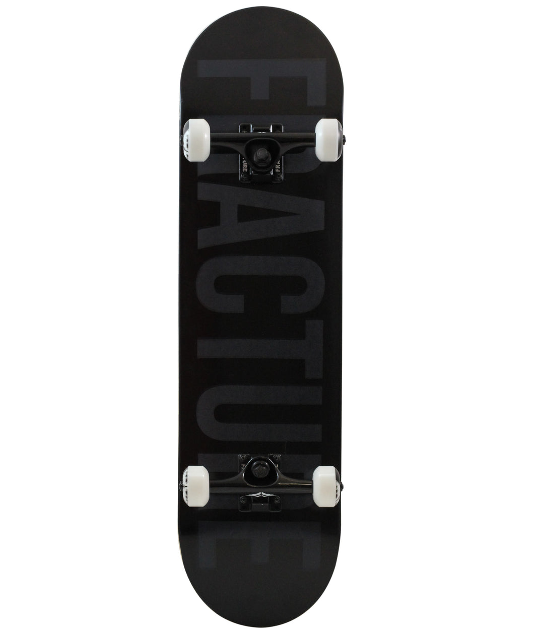 Fracture Fade Black Complete Skateboard  8”